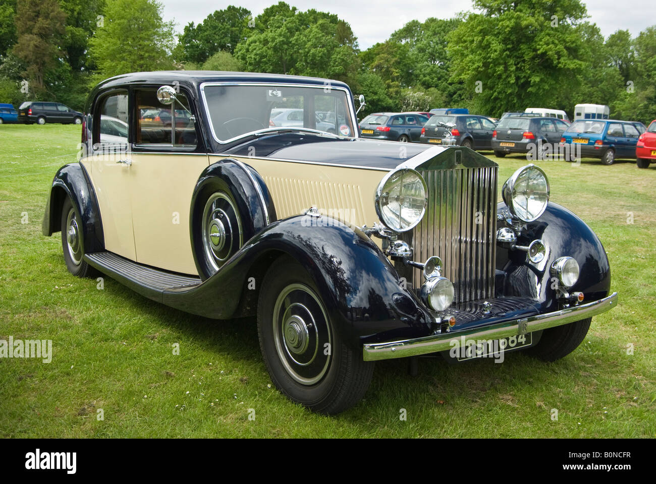Salon de voiture Rolls Royce modèle d'être identifié Banque D'Images