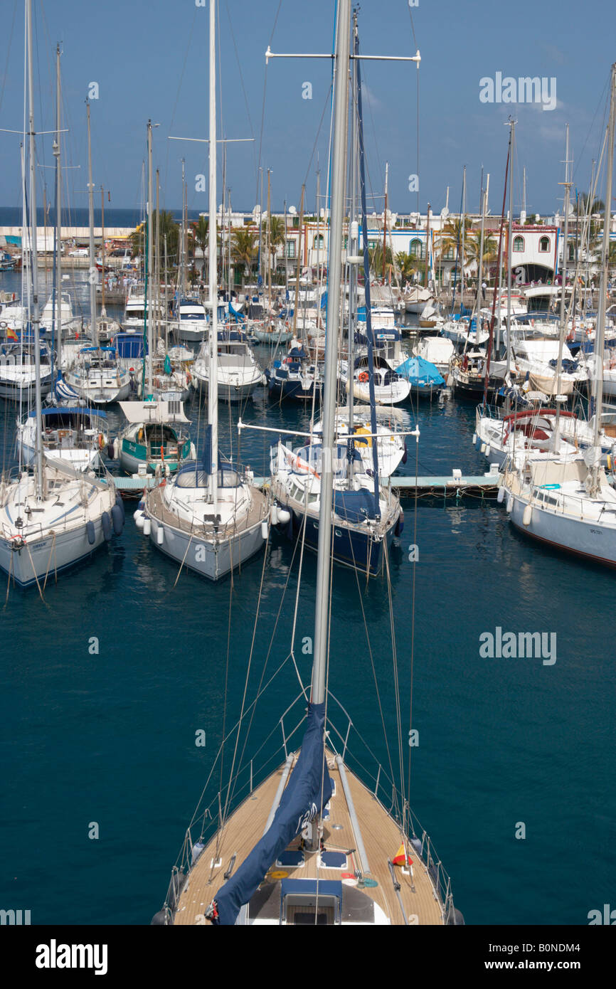 Puerto de Mogan sur Gran Canaria dans les îles Canaries. Banque D'Images