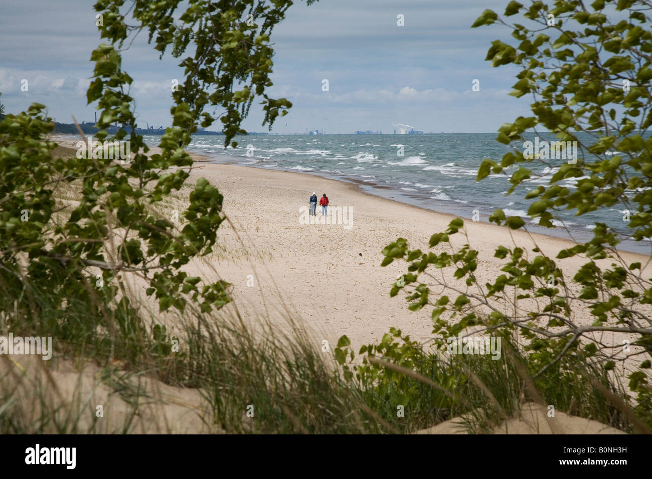 Indiana Dunes National Lakeshore Banque D'Images