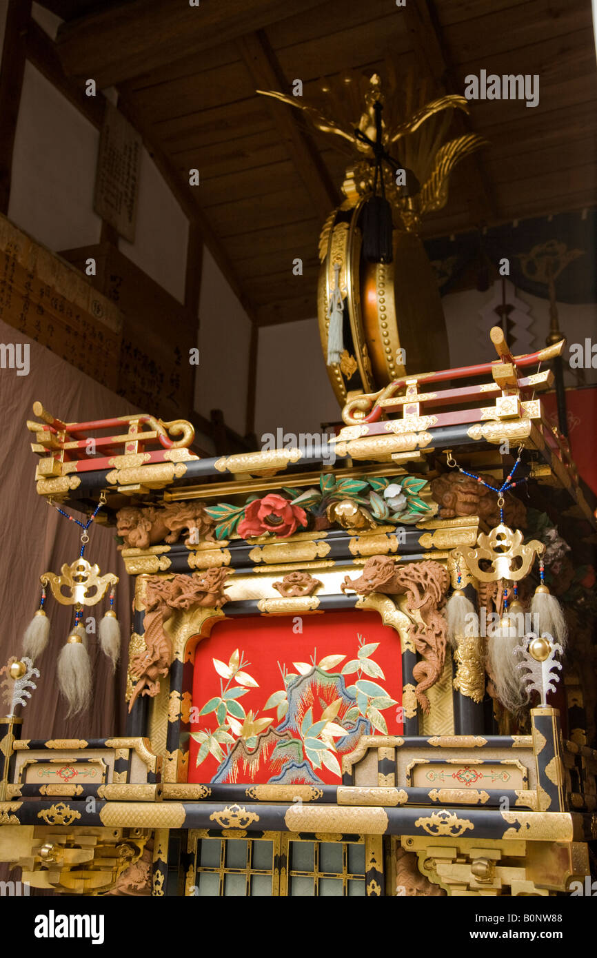 Yatai, un flotteur de Takayama une sorte de sanctuaire shinto portable Banque D'Images
