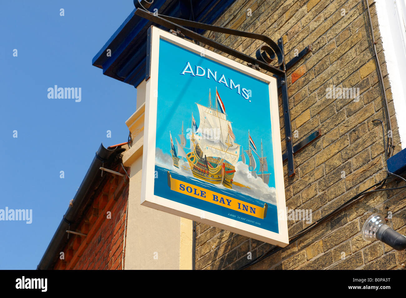 Seul Bay Inn Pub Sign - Suffolk Southwold Banque D'Images