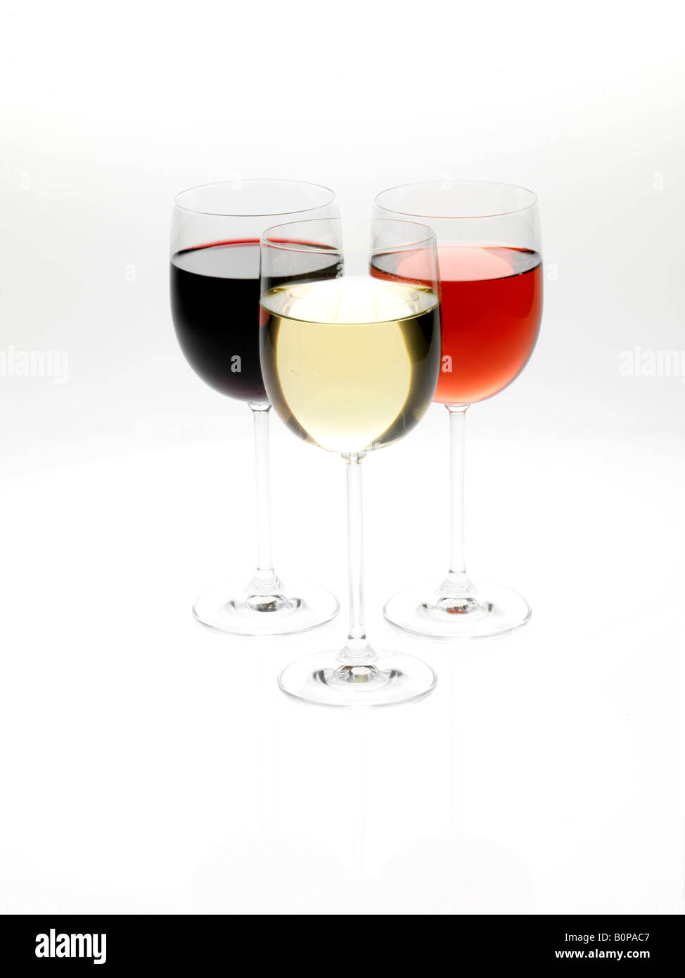 verres de vin Banque D'Images
