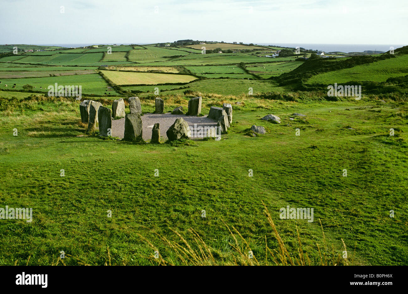 Cercle de pierres de Drombeg, Cork, Irlande Banque D'Images