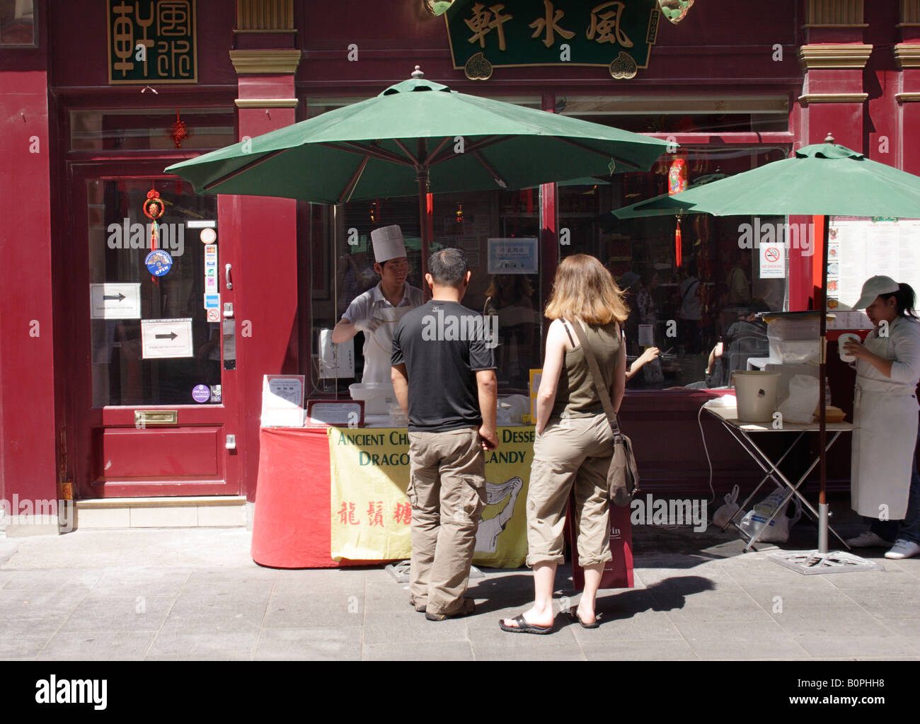 Restaurant chinois de Chinatown à Londres Mai 2008 Banque D'Images