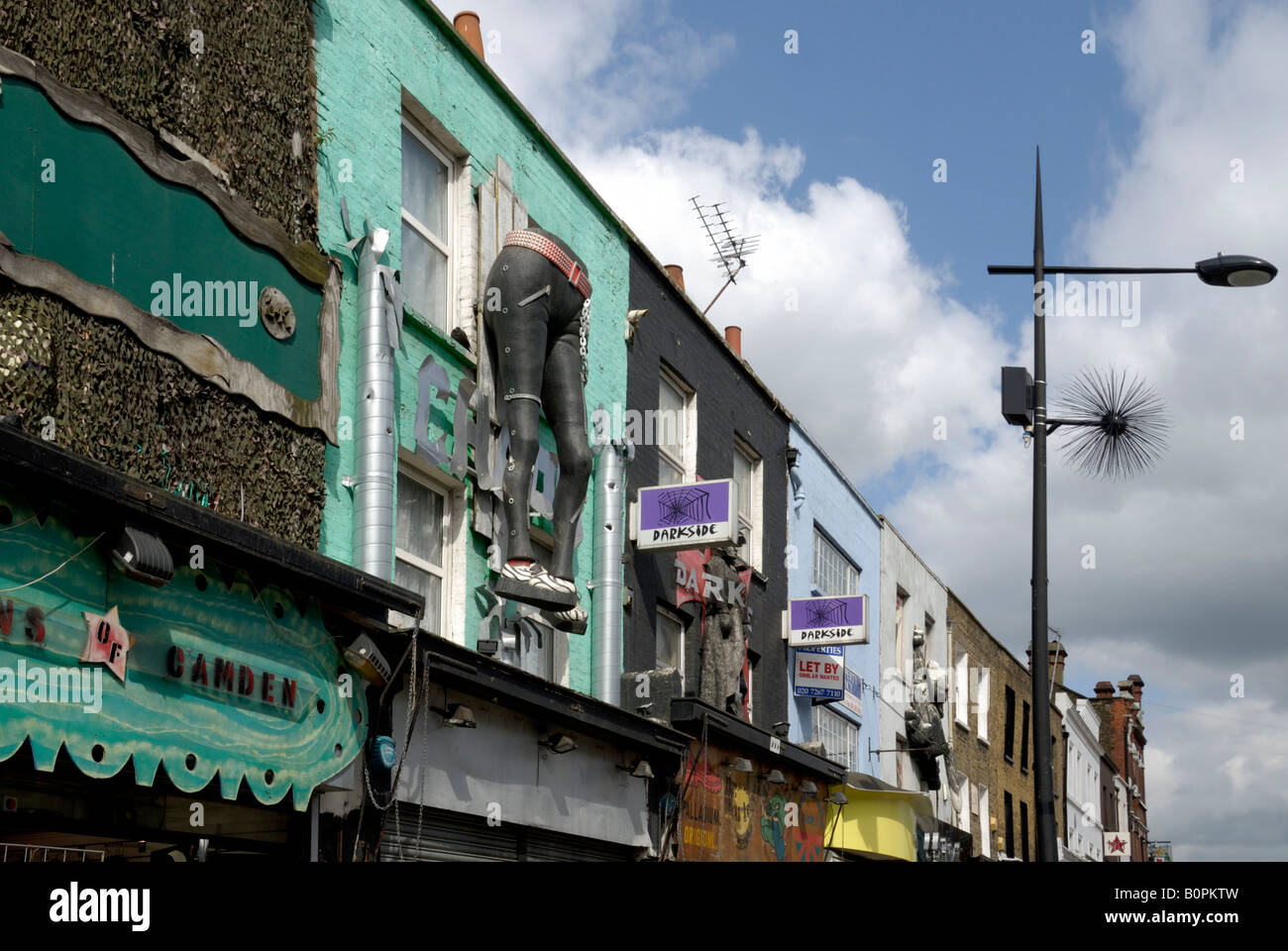 Le chaos des passants Camden Town, London Banque D'Images