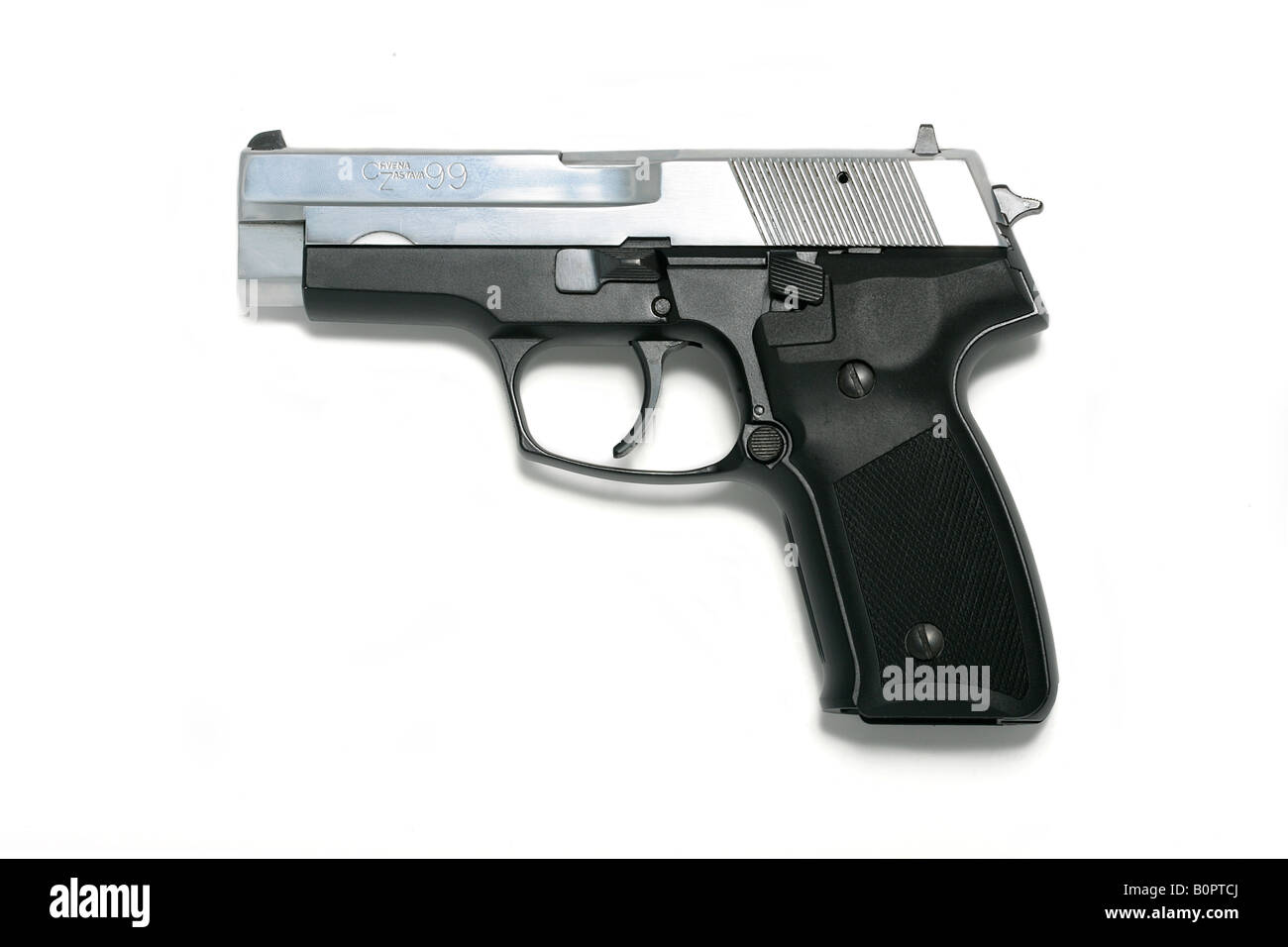 CZ99 compact 9x99 main handgan gan pistol Photo Stock - Alamy