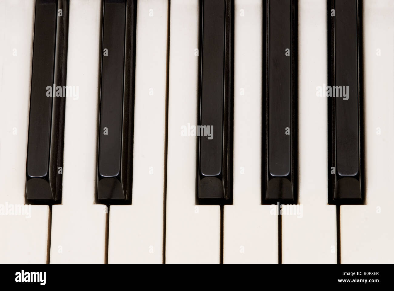 Belles touches piano pour utilisation comme des inférences musicale Banque D'Images