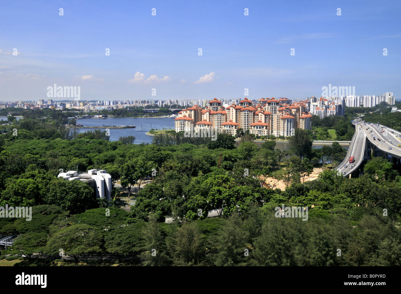 Appartements et condominiums Singapour Banque D'Images