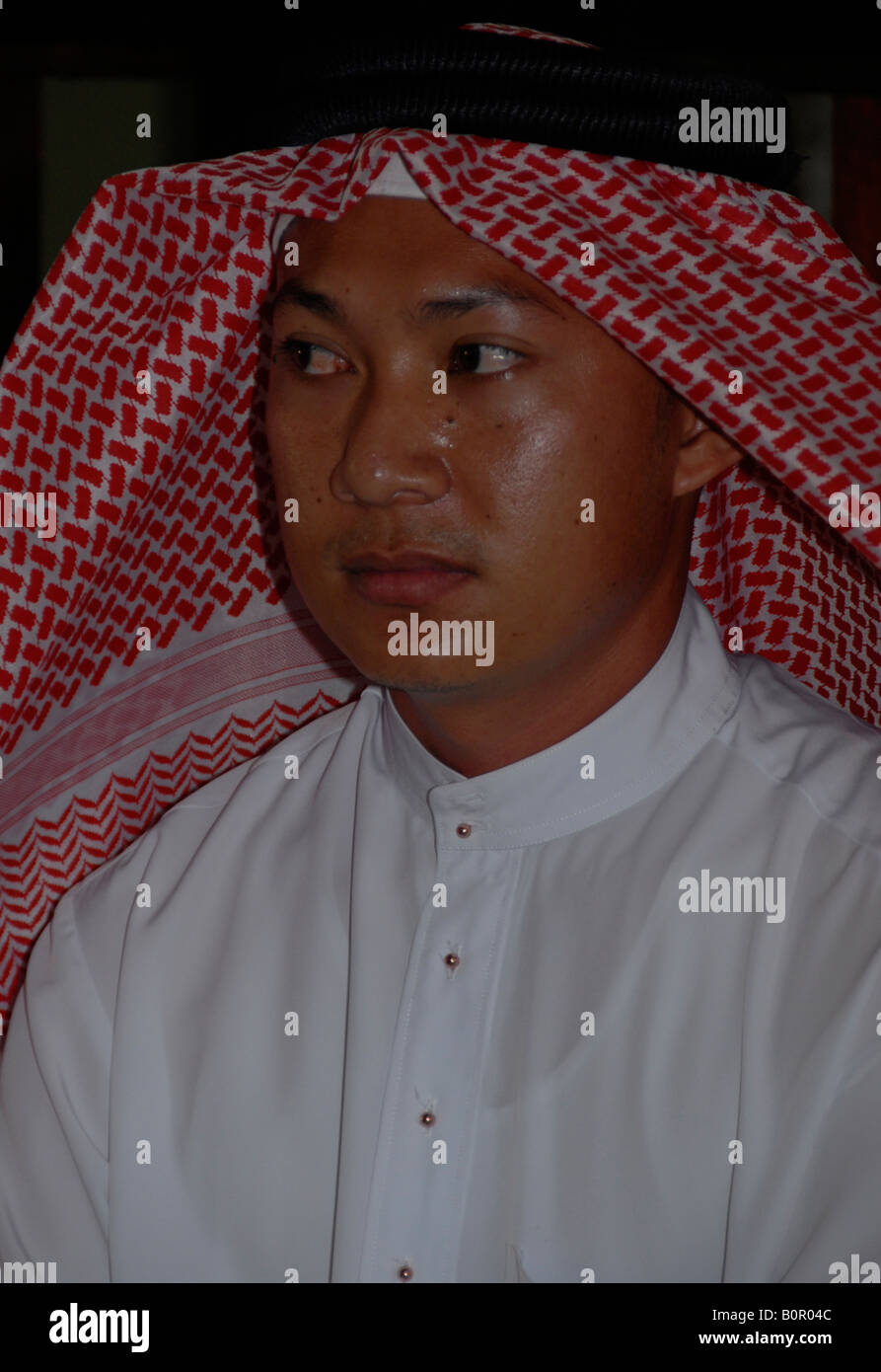Groom musulmans thaïlandais Banque D'Images