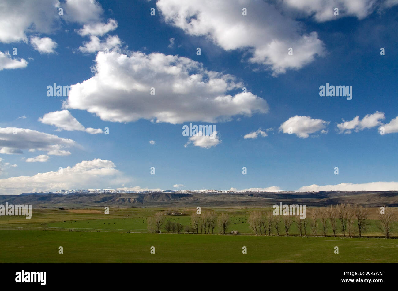 Ferme près de King Hill Virginia Banque D'Images