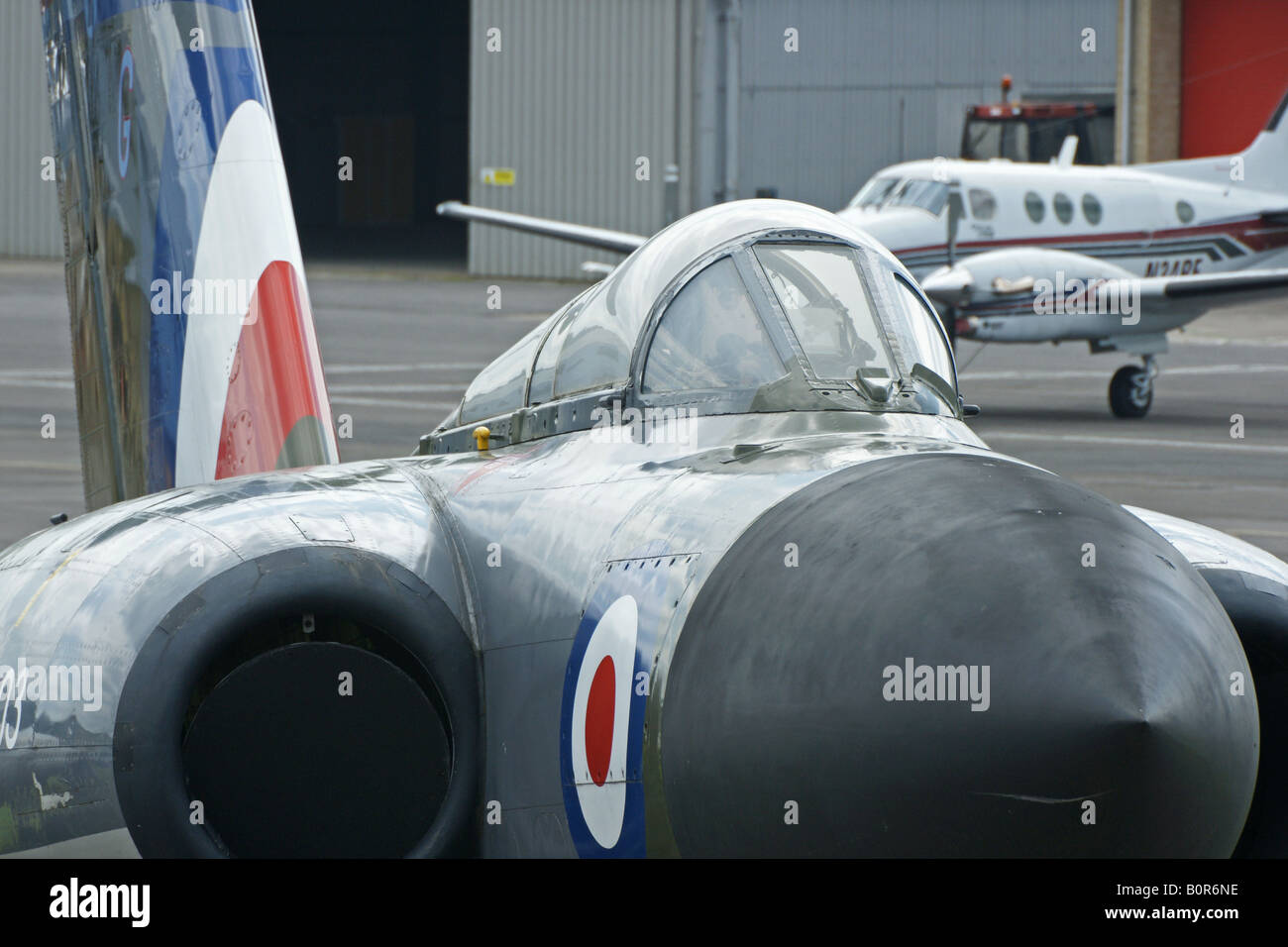 Gloster Javelin Aéroport Staverton Gloucester Banque D'Images