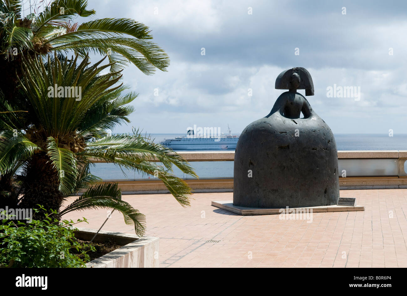 La sculpture moderne, Monaco, sud de la france Banque D'Images