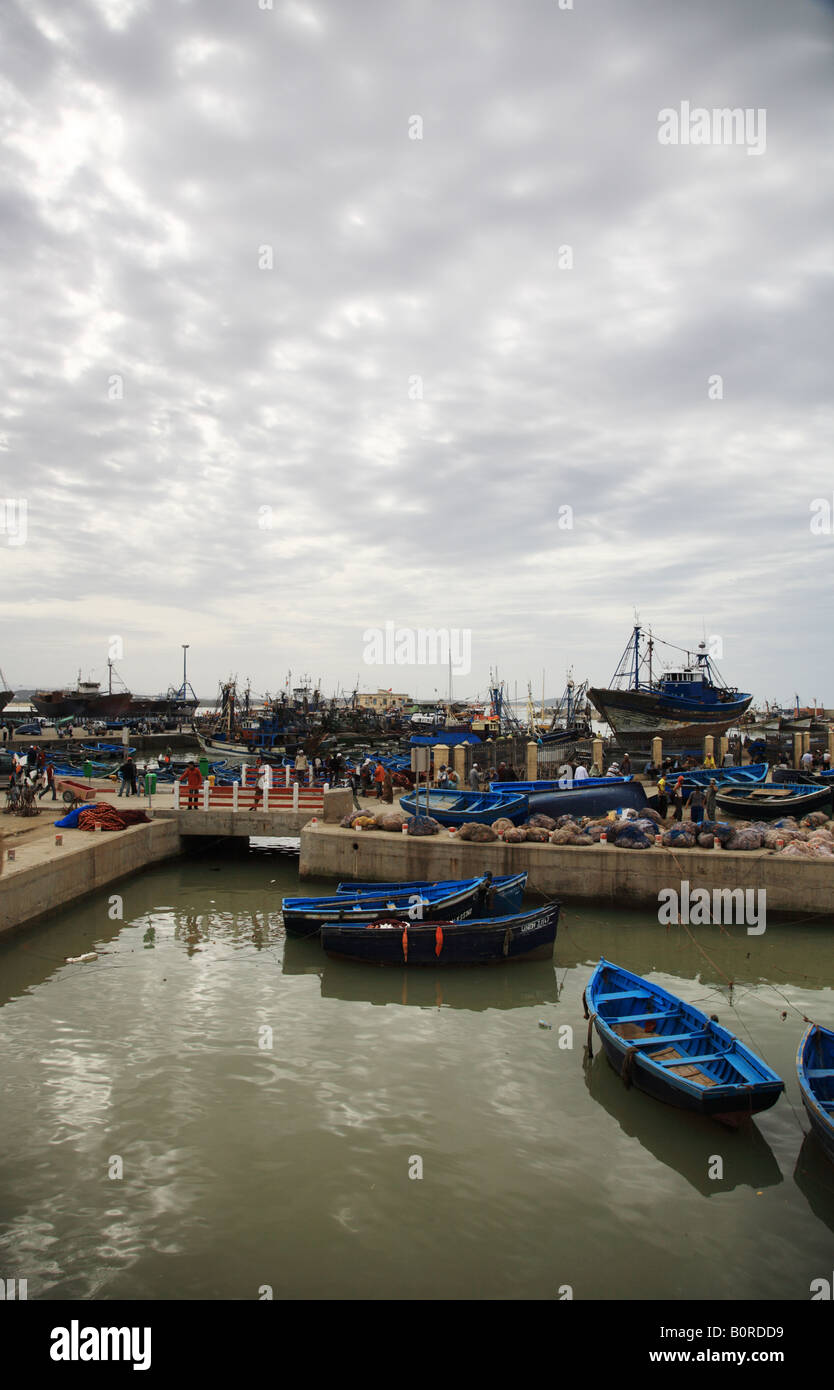 Port d'Essaouira Banque D'Images