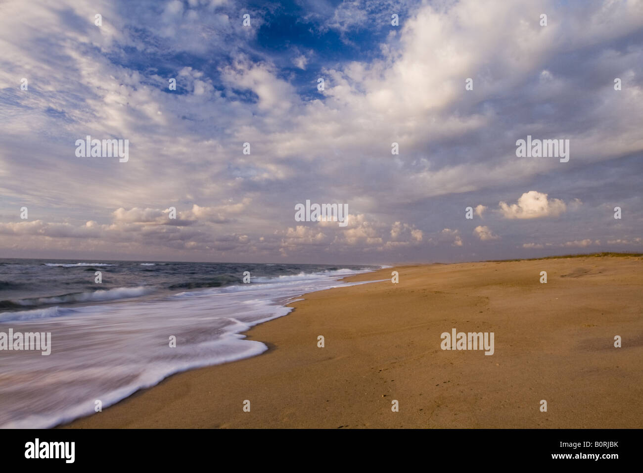 Le lever du soleil, Cape Hatteras National Seashore Banque D'Images