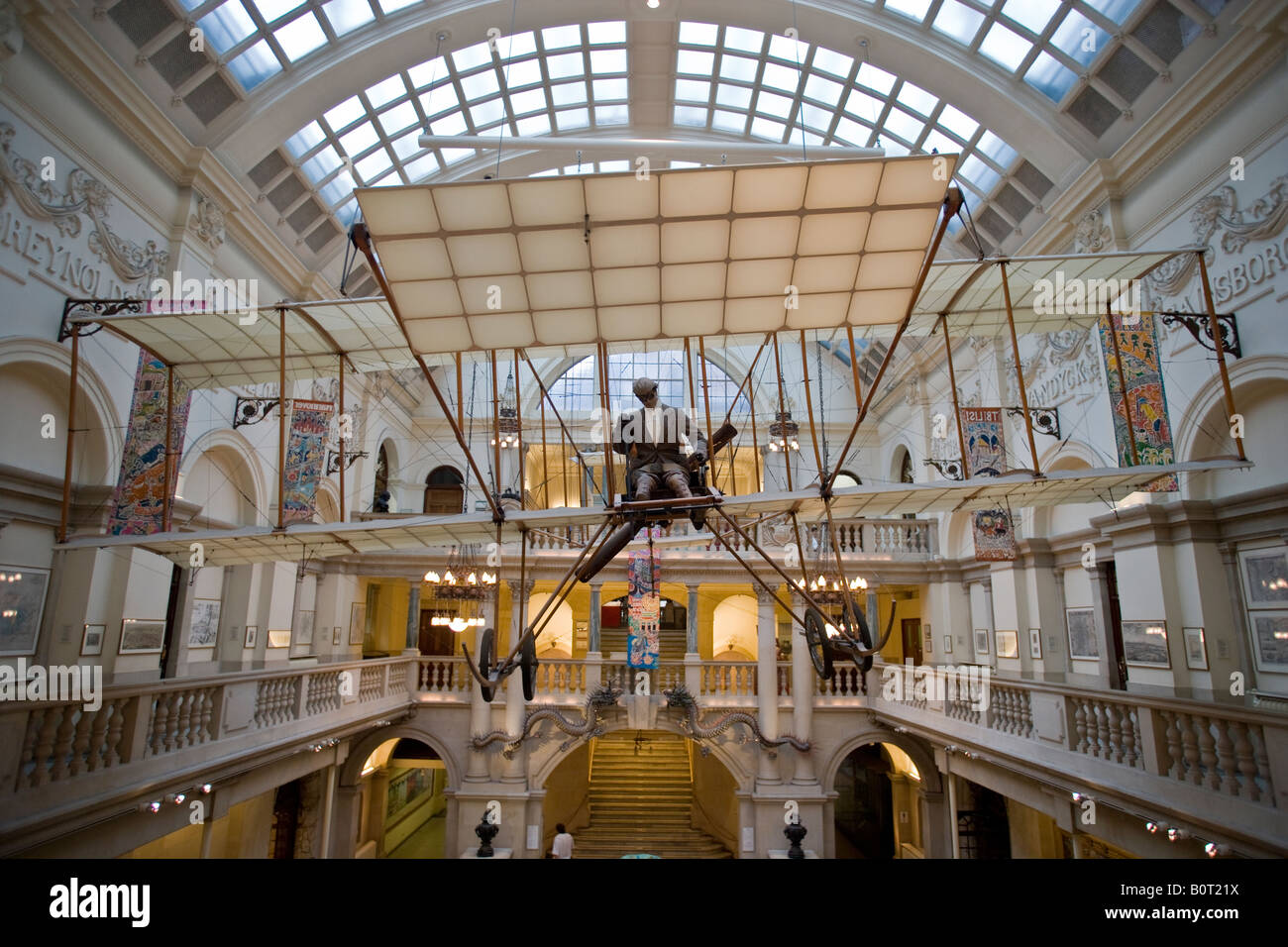 Biplan Boxkite Bristol City Museum and Art Gallery Banque D'Images