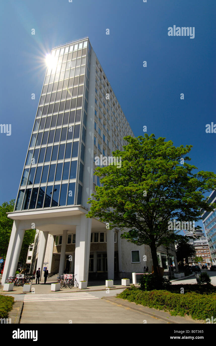 L'immeuble ou de la maison d'édition Axel Springer à l'Axel Springer-Platz 1, à Hambourg, Allemagne Banque D'Images