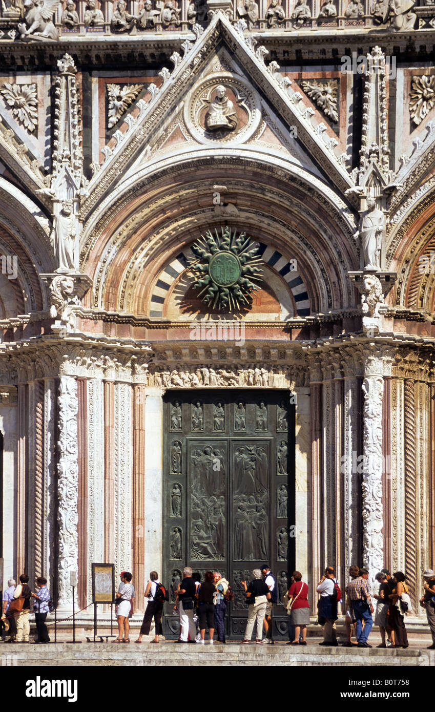 Duomo, Sienne, Italie Banque D'Images