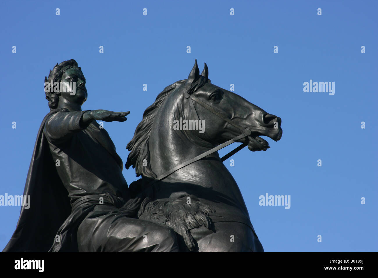 Le cavalier de bronze statue, Saint Petersburg, Russie Banque D'Images