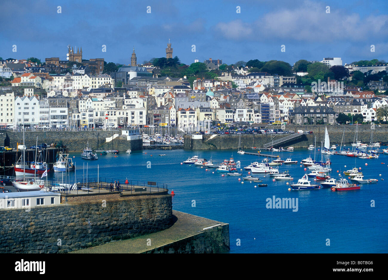 Albert Marina, St Peter Port, Guernsey Island Banque D'Images