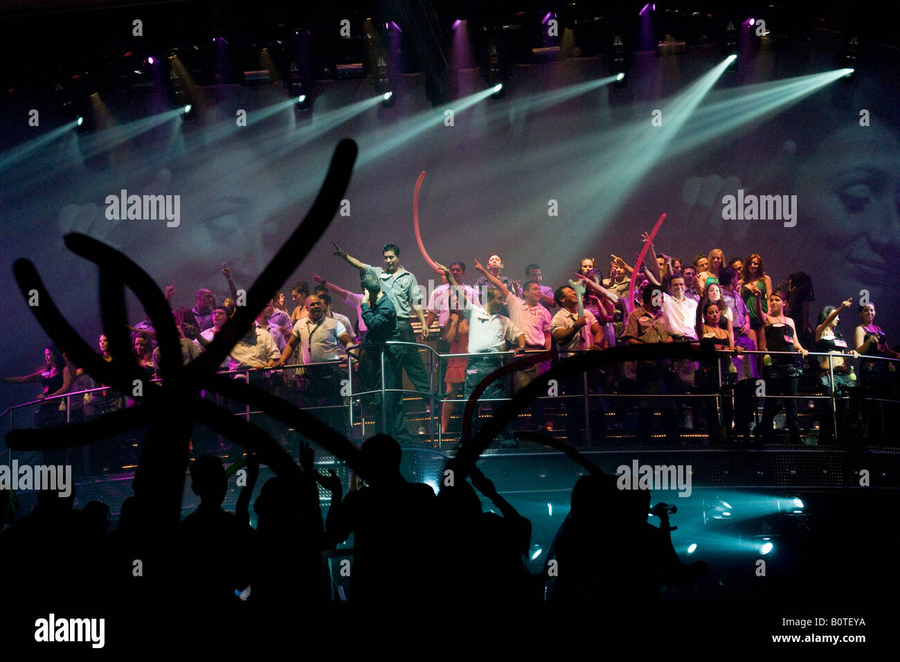 Discothèque Coco Bongo Cancun et Playa del Carmen Mexique Banque D'Images