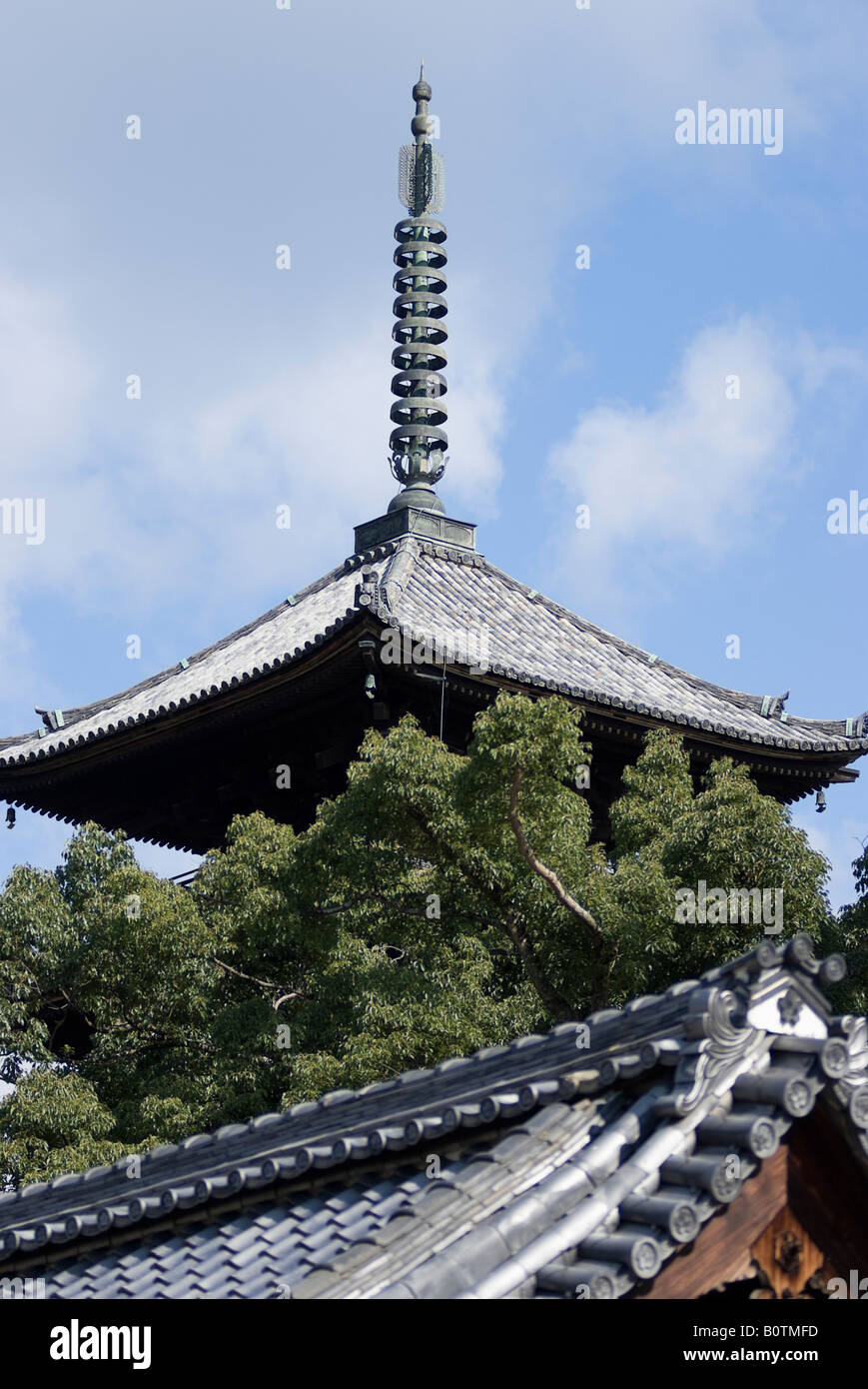 Temple Ninnaji, Kyoto, Japon Banque D'Images