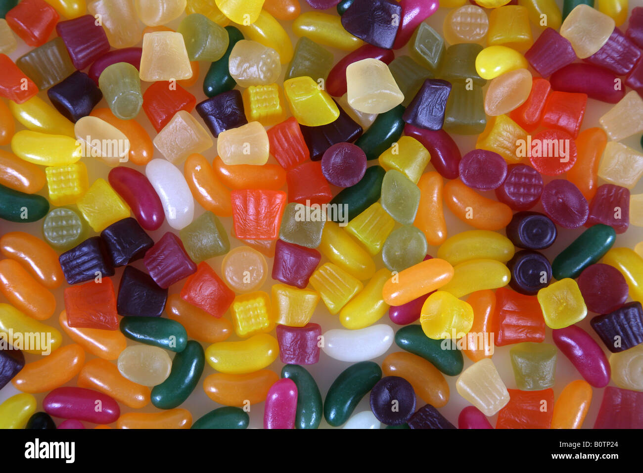 Midget Gems et Jelly Beans Banque D'Images