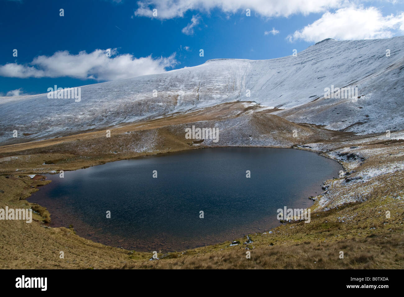 Llyn Cwm Llwch, parc national de Brecon Beacons, le Pays de Galles Banque D'Images