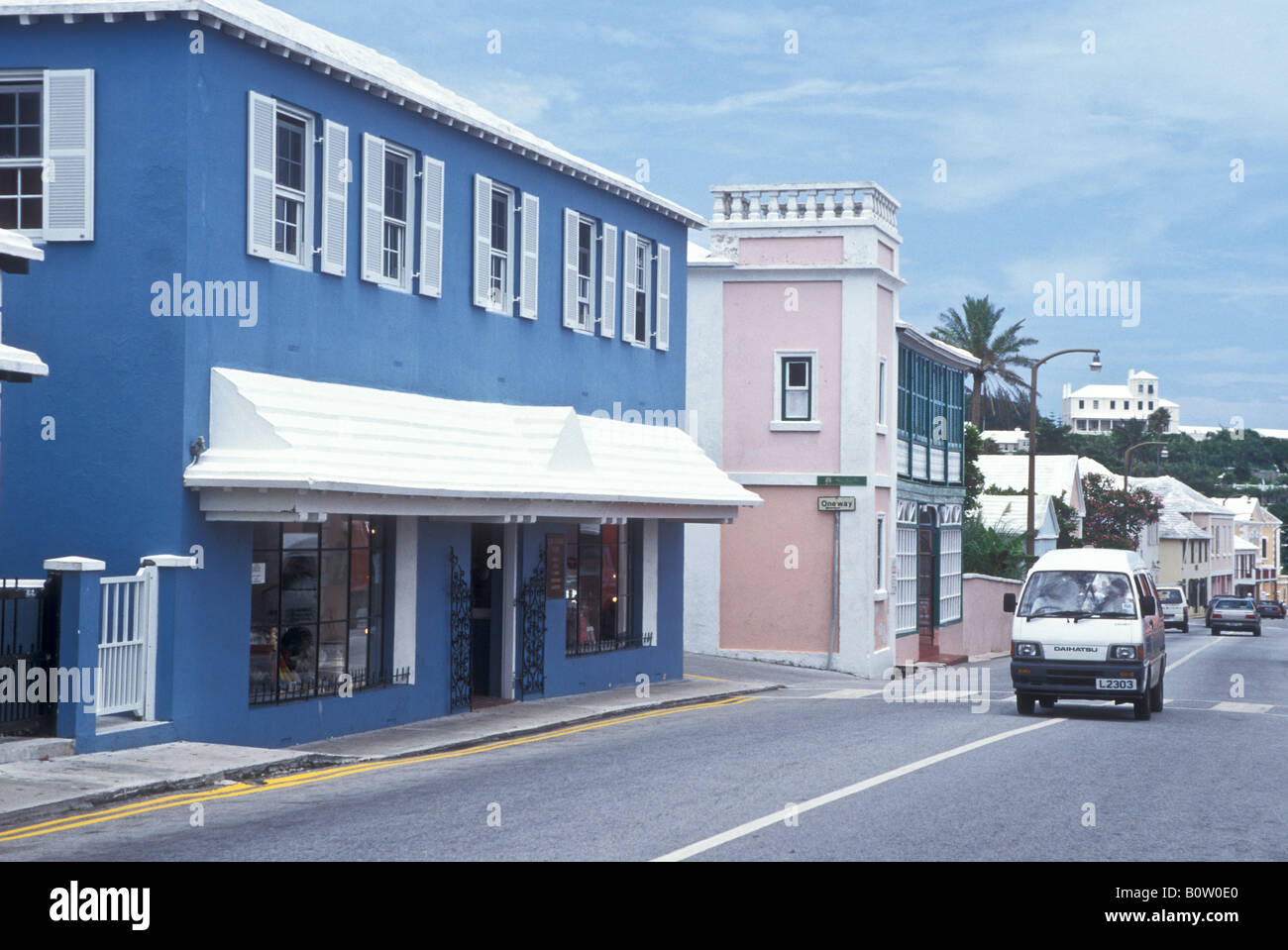 Duc de York Street, St George, Bermudes Banque D'Images