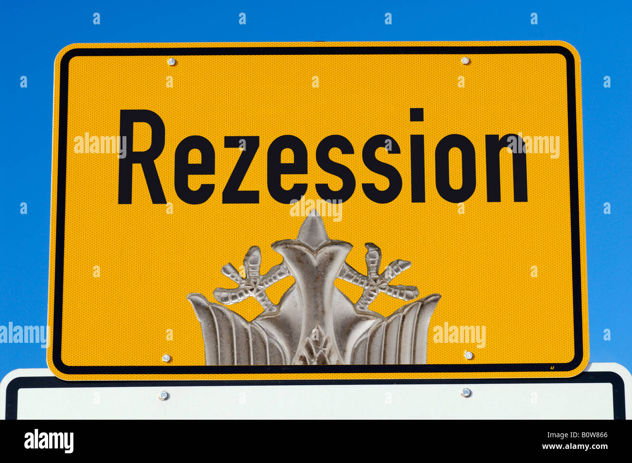 Récession Banque D'Images