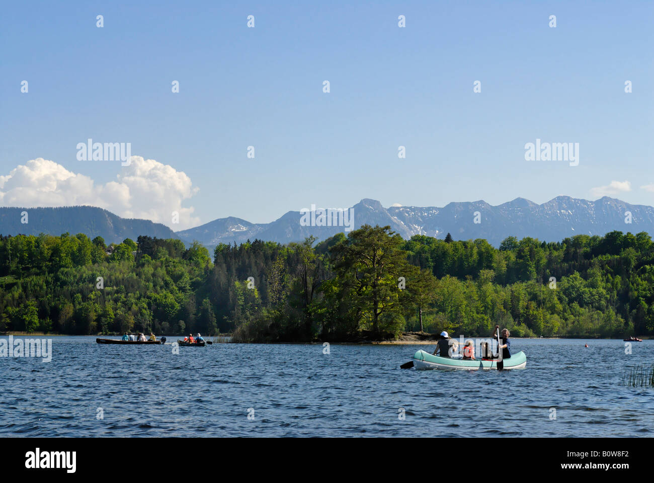 Près du lac Staffelsee Murnau, Bavaria, Germany, Europe Banque D'Images