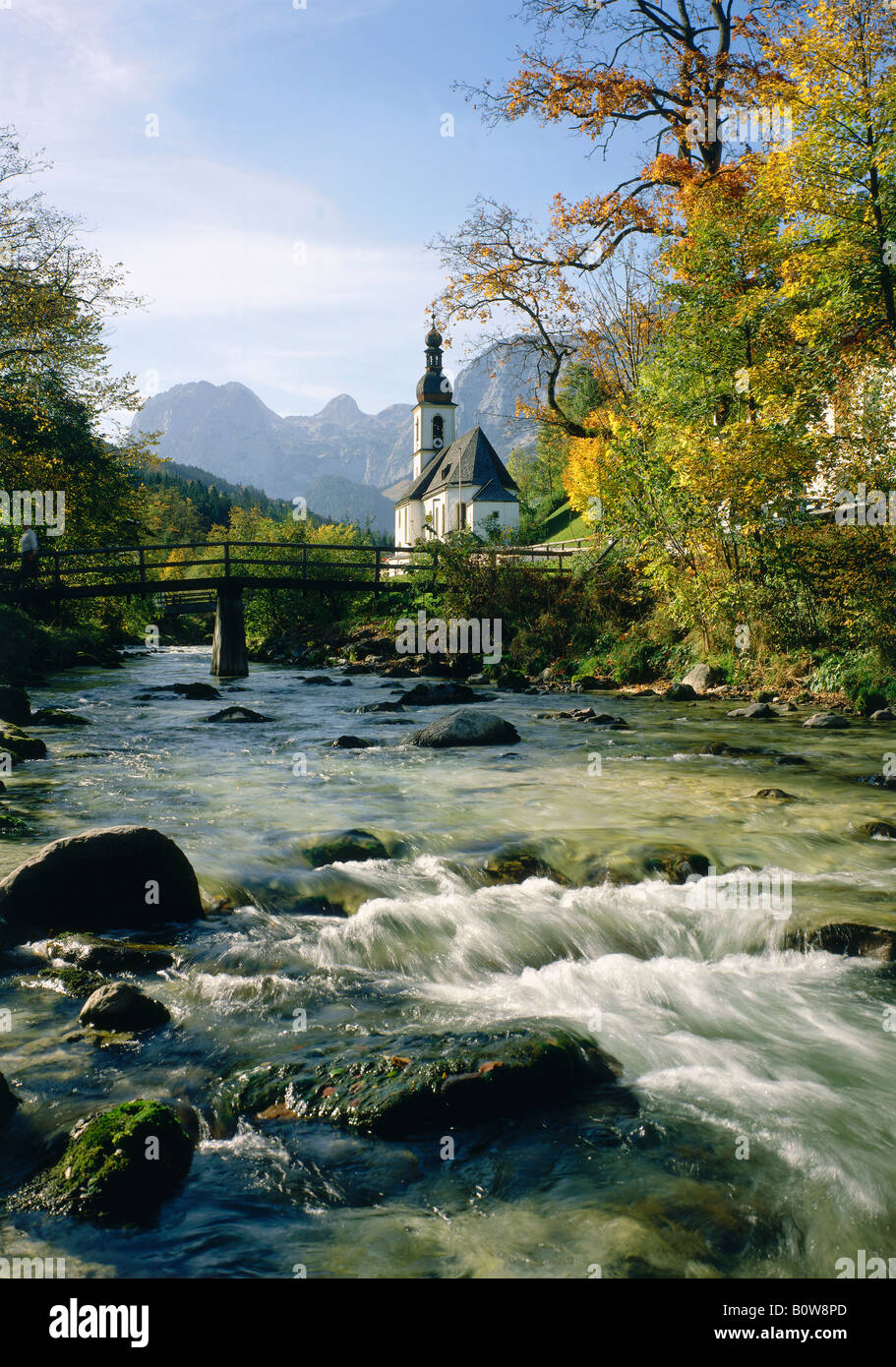 Flux, Ramsau, Mt. Reiter Alpe, Reiter Alm, Haute-Bavière, Bavière, Allemagne Banque D'Images