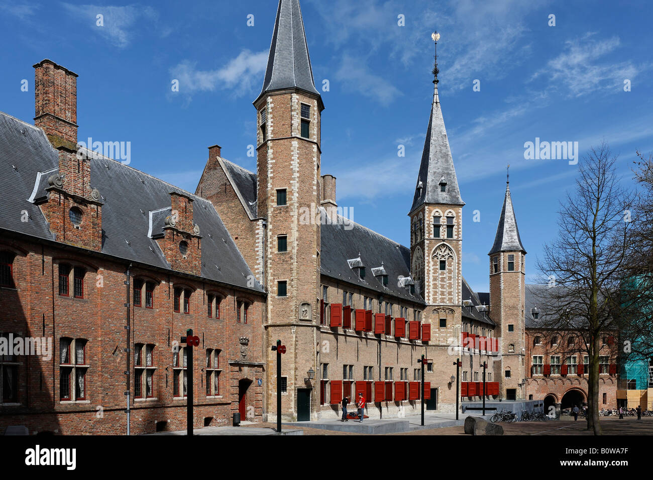 L'ancienne abbatiale, abbaye, Zeeuws Museum, musée régional, Middelburg, Walcheren, Zélande, Pays-Bas Banque D'Images