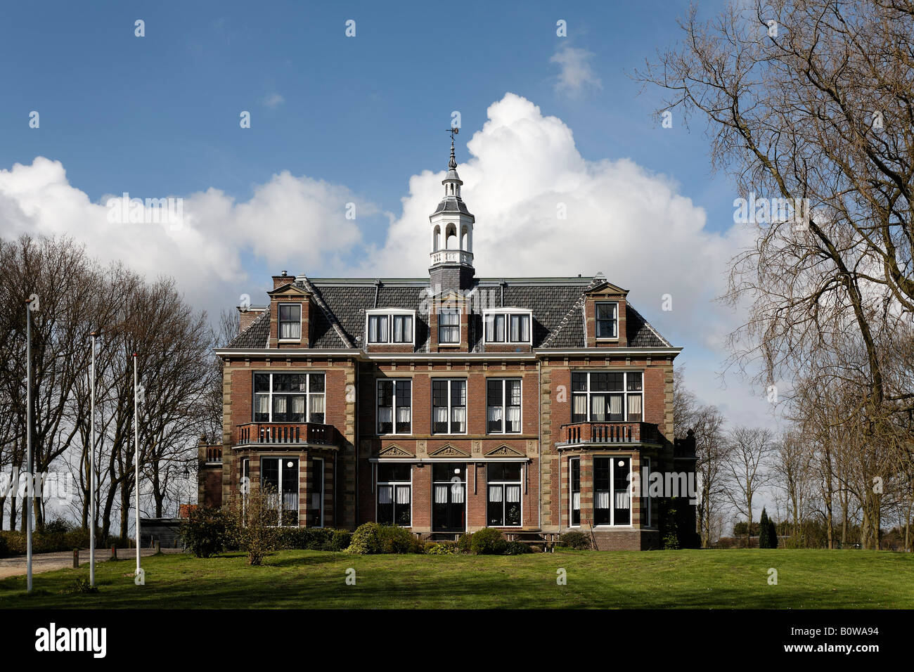 Ancien manoir dans un parc, Middelburg, Walcheren, Zélande, Pays-Bas Banque D'Images