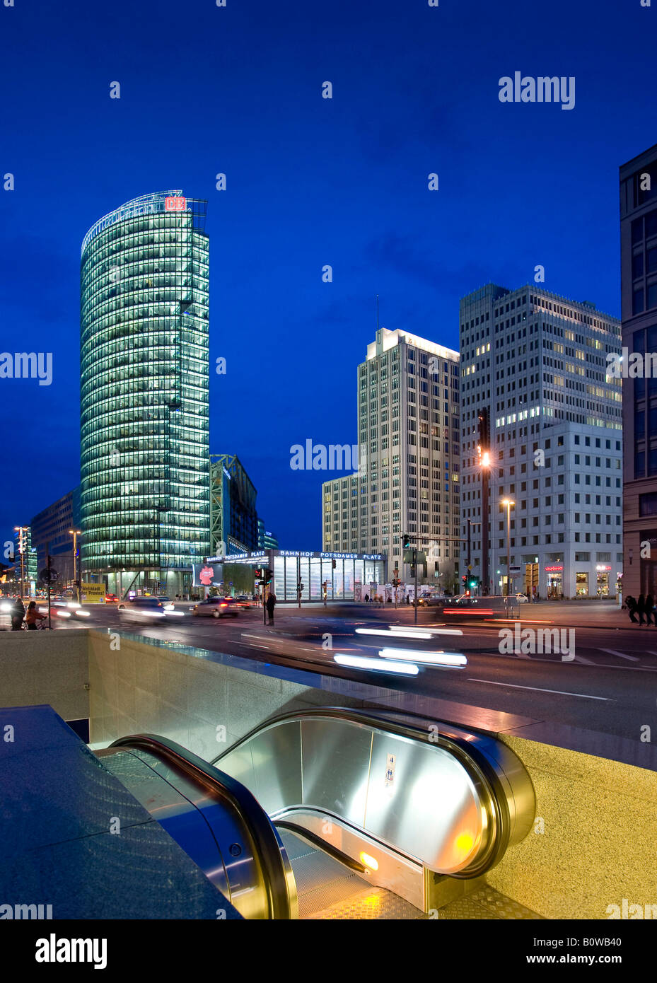 La Potsdamer Platz, Berlin, Allemagne Banque D'Images