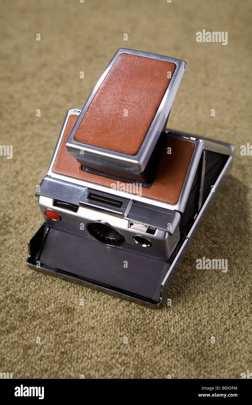 Close up d'un appareil photo Polaroid Banque D'Images
