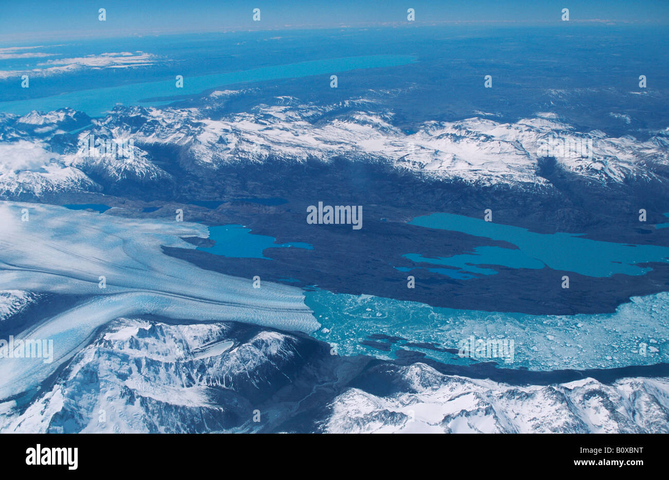 Glacier Upsala-, Largo Argentino, l'Argentine, Patagonie Banque D'Images