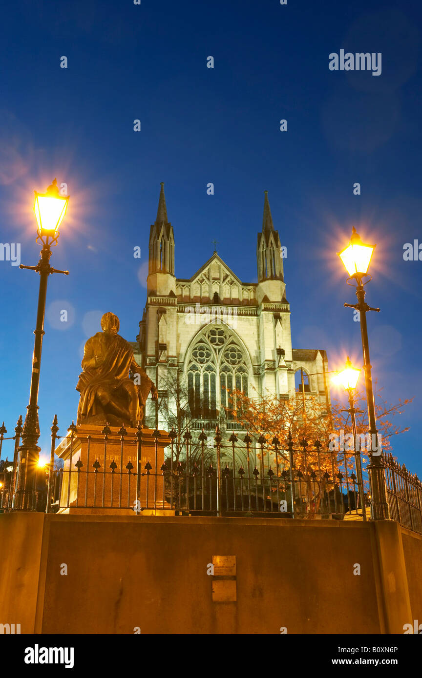 Cathédrale St Paul s'Octagon Dunedin ile sud Nouvelle Zelande Banque D'Images