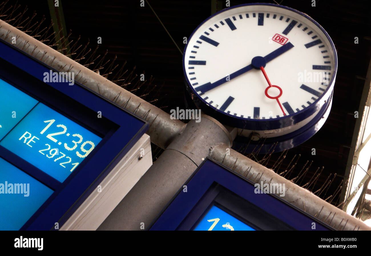 Réveil station, Allemagne Banque D'Images