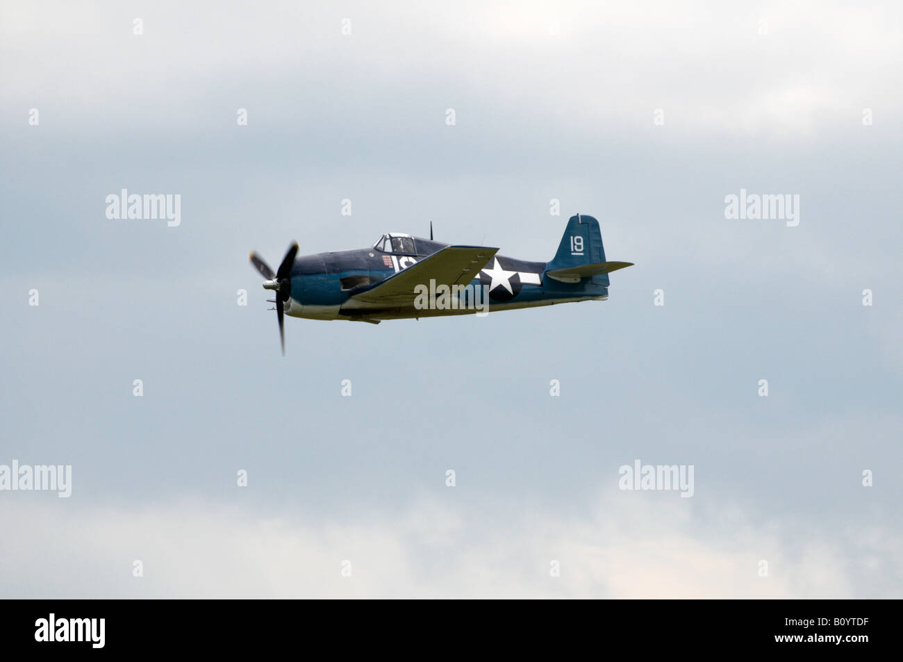 Grumman F6F Hellcat Duxford Spring Air Show 2008 Banque D'Images
