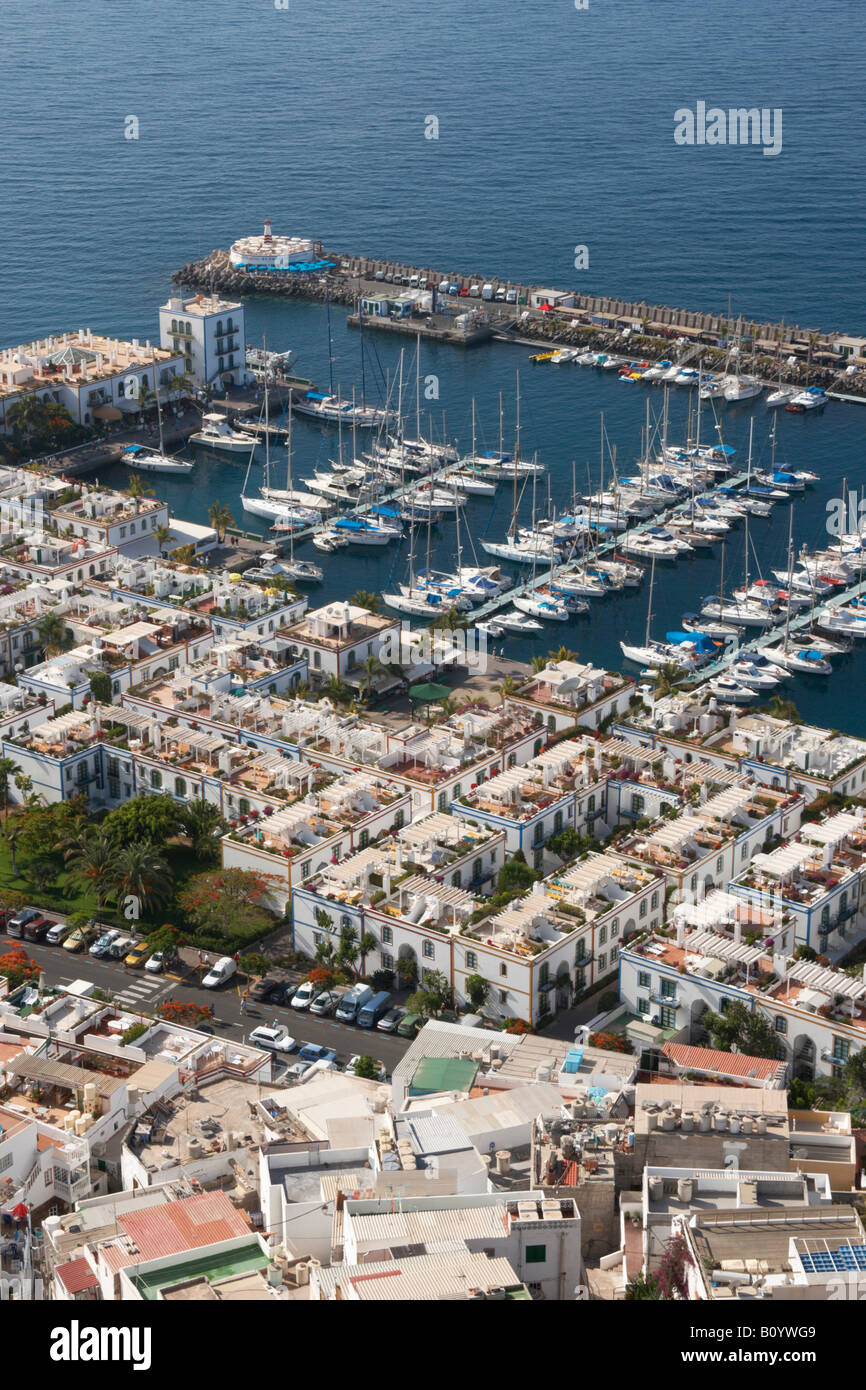 Puerto de Mogan sur Gran Canaria dans les îles canaries Banque D'Images