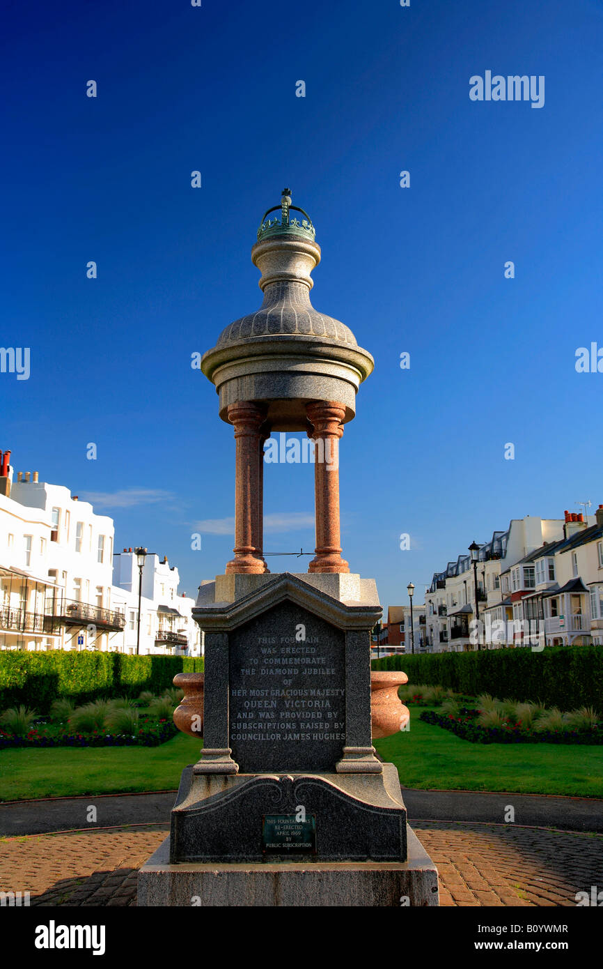 Fontaine du jubilé de Steyne square Littlehampton West Sussex England Angleterre UK Banque D'Images