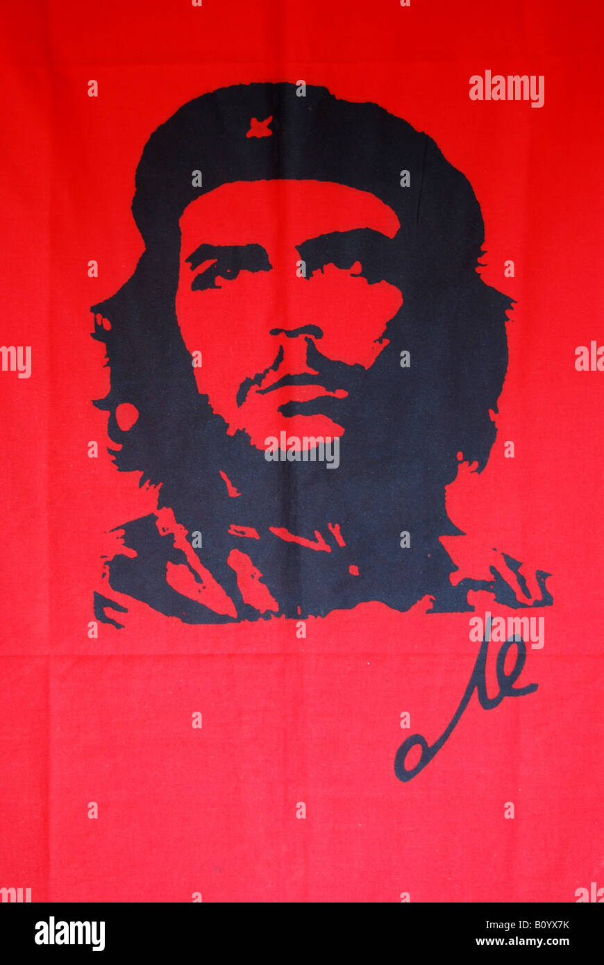 Bloquer la vente de souvenirs à Che Guevara Cuba Soroa Banque D'Images