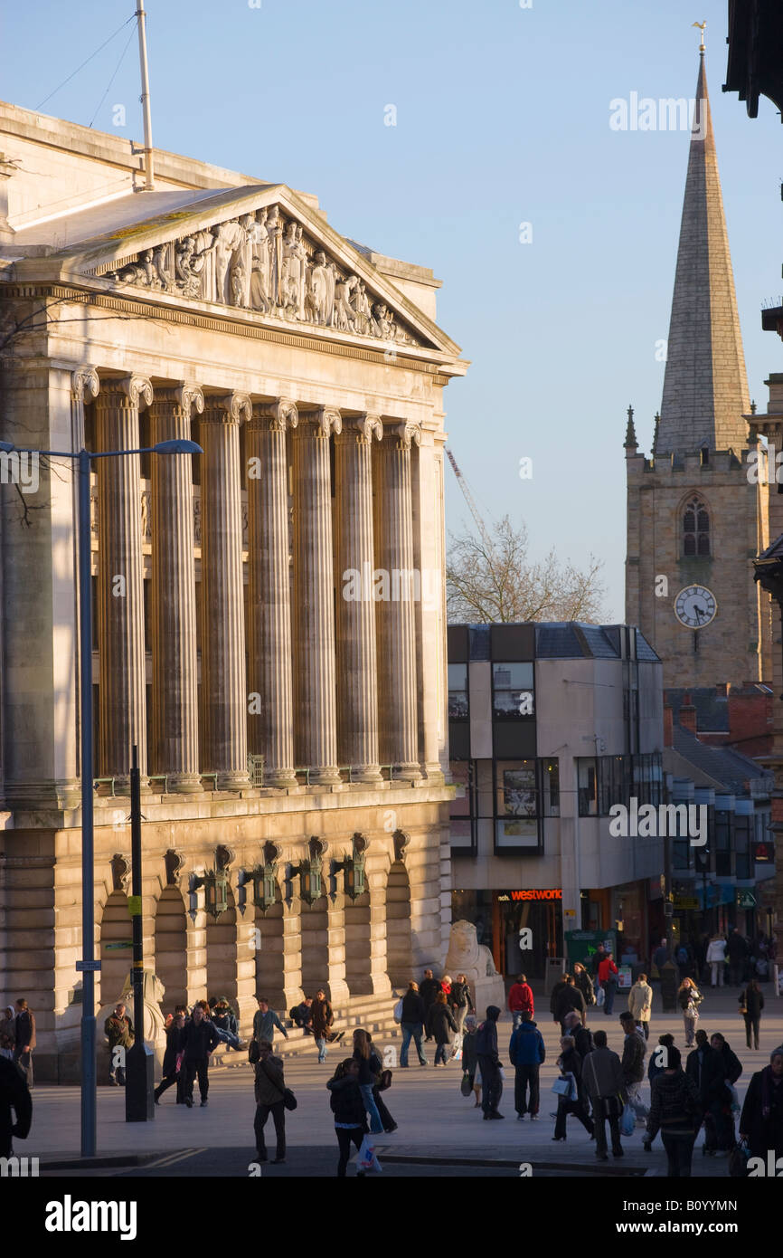 Chambre du Conseil Place Du Vieux Marché Nottingham Nottinghamshire en Angleterre Banque D'Images