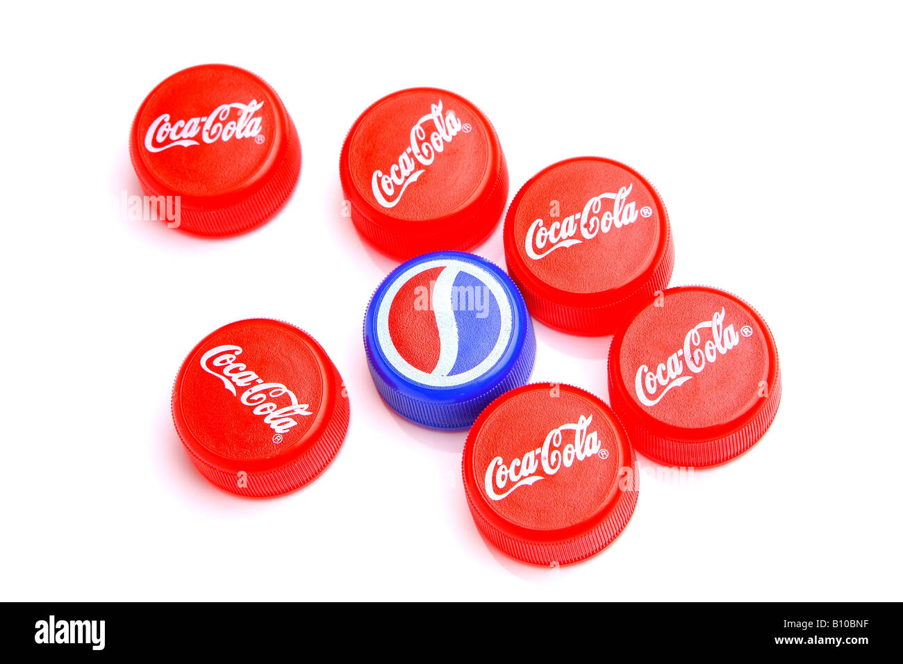 Vieux Bouchons De Bouteille De Soda Coca-Cola Des Années 60 – Doubles En Liège, Quatre Cadres, Jamais Utilisés, NOS