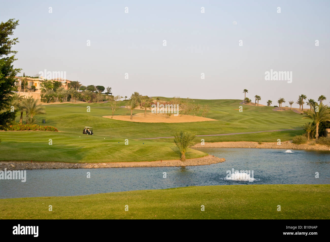 Katameya Heights Golf Course, le Nouveau Caire, Egypte Banque D'Images