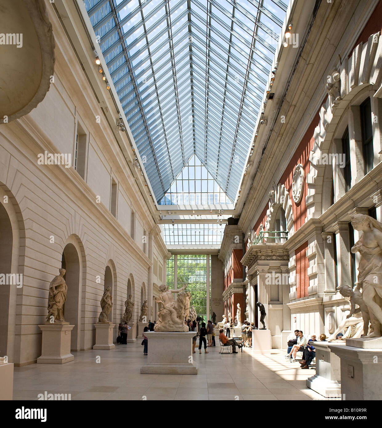 La sculpture européenne gallery Metropolitan Museum of Art New York Banque D'Images