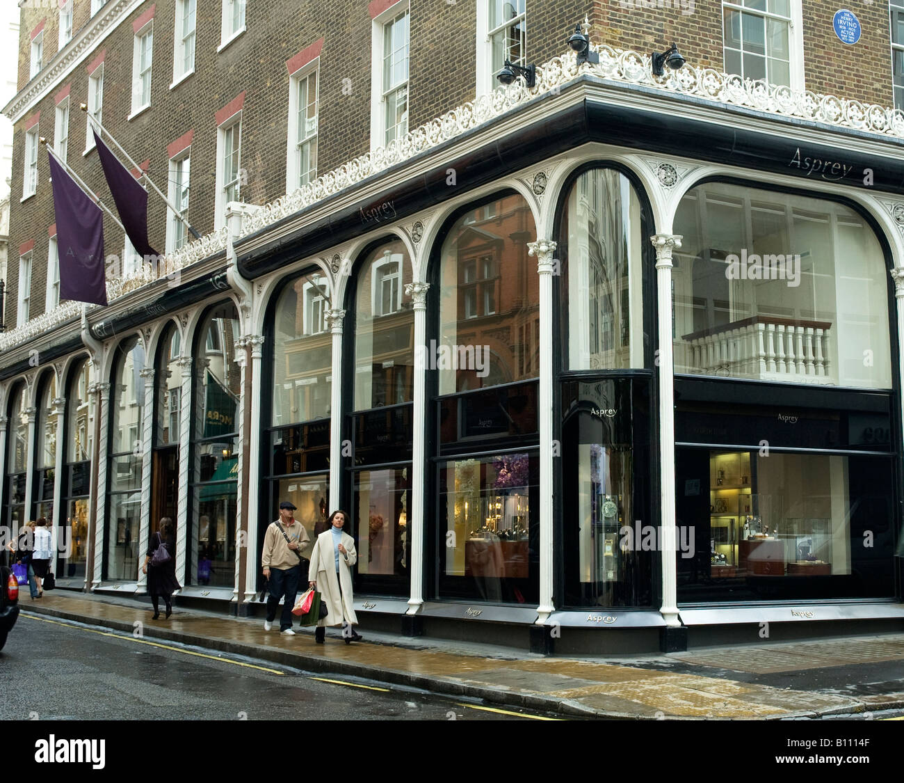 Aspry Old Bond Street London UK Banque D'Images