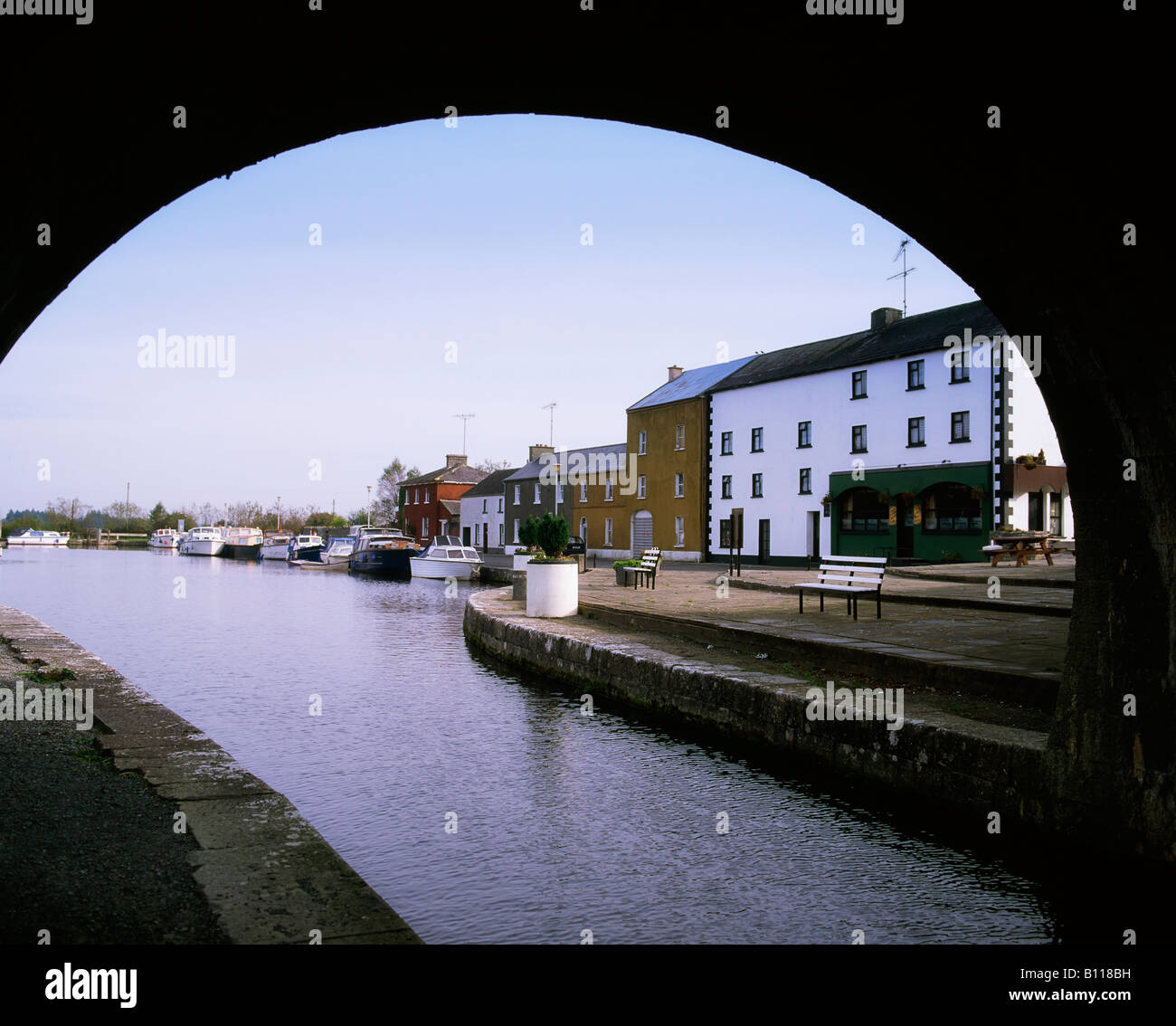 Co Longford, Richmond, Port, Cloondara Canal Royal, Irlande Banque D'Images