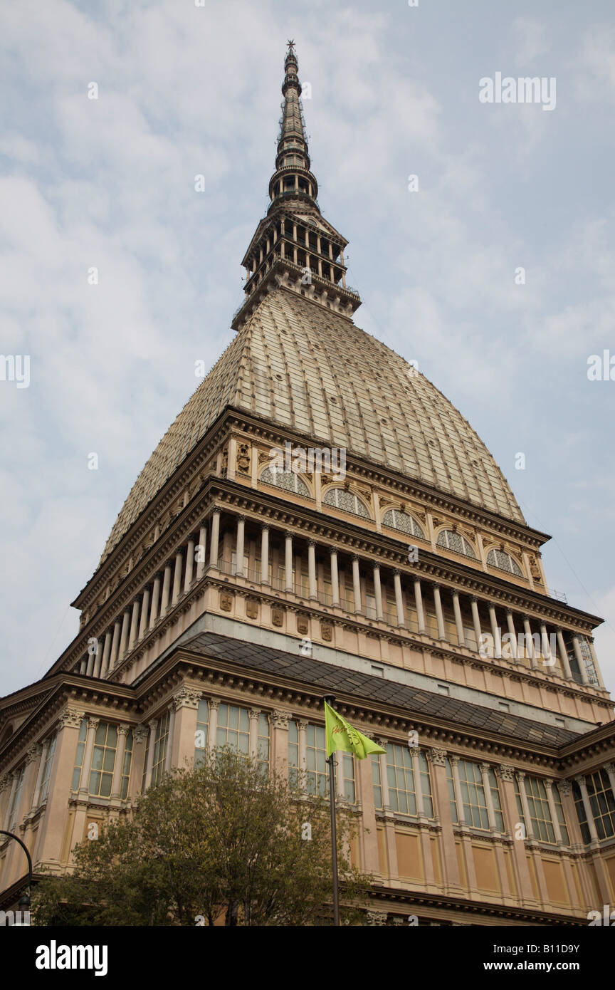 Turin, Mole Antonelliana, errichtet 1863-1880 n. C. Plänen Alessandro Antonelli, Kuppel Banque D'Images
