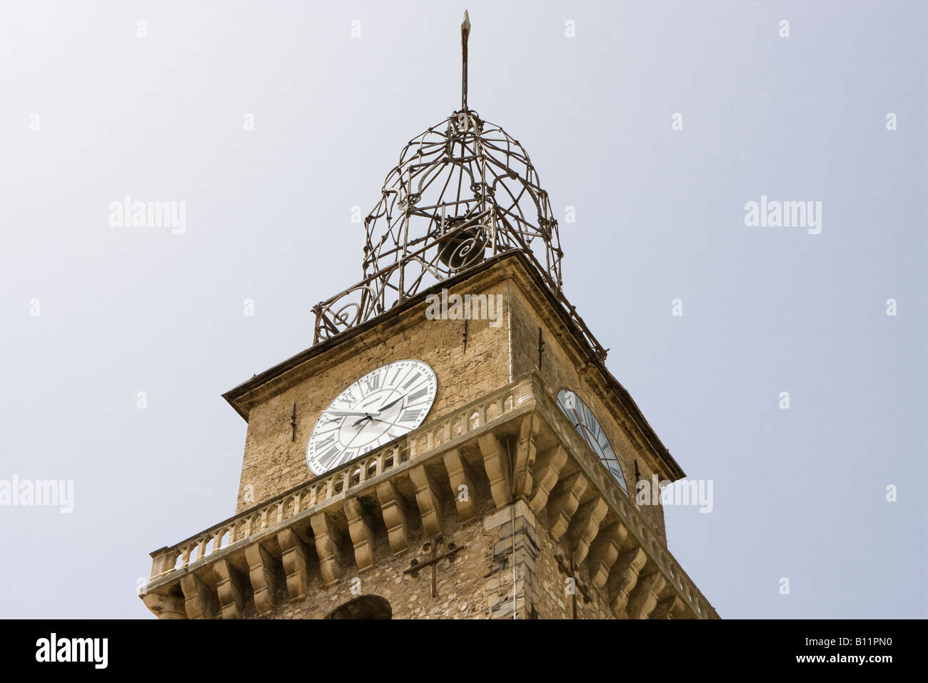 Provence clocher (campanile) à Digne les Bains, Alpes de Haute Provence, France Banque D'Images